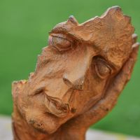 Close up of Abstract Listener Face