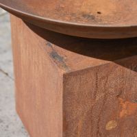 Close up of Rustic "Inferno" Fire Pit 