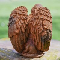 Rear view of Winged Feathers on Angel 