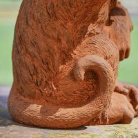 Rear view of Monkey Garden Sculpture 