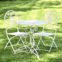 Stunning Sunrise Outdoor Two Seater Bistro Set with Spiral Detailing