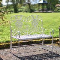 Deluxe Cerberus Ornate Two Seater Garden Bench
