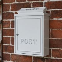 Light Stone "Oxford" Wall Mounted Post Box Light Stone "Oxford" Wall Mounted Post Box