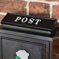 Close up of Lid and POST lettering 