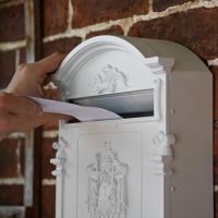 Close up of Aperture and Letter Flap  Close up of Aperture and Letter Flap