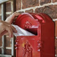 Close up of Letter Flap and Aperture 