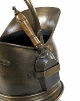 Coven Antique Bronze Finish Coal Scuttle with Shovel Coven Antique Bronze Finish Coal Scuttle with Shovel