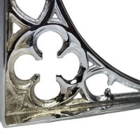 "Coalbrookdale" Bright Chrome Bracket 36 x 26cm "Coalbrookdale" Bright Chrome Bracket 36 x 26cm
