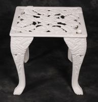 "Coalbrookdale" Cast Aluminium Garden Side Table