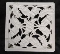 "Coalbrookdale" Cast Aluminium Garden Side Table