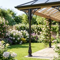 Coalbrookdale Veranda Support installed Coalbrookdale Veranda Support installed