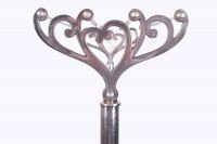“Maplethorpe Manor” Deluxe Nickel Coat Stand 