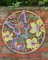 Colourful Butterfly Garden Wall Art Colourful Butterfly Garden Wall Art