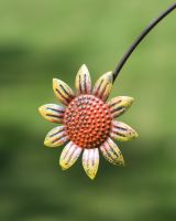Colourful Sunflower Metal Garden Ornament Colourful Sunflower Metal Garden Ornament