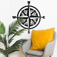 Compass Wall Art in Situ in the Sitting Room
