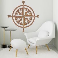 Compass Wall Art in a Modern Sitting Room Compass Wall Art in a Modern Sitting Room