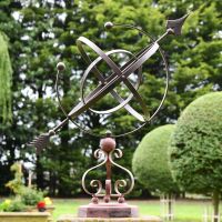Concordia Armillary Scroll Design Created From Wrought Iron