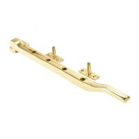 Contemporary Casement Stay in a Polished Brass Finish