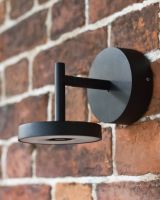 Low Angle Three Quarter View of Adjustable Halo Wall Light