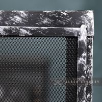 Close-up of the Antique Silver Finish