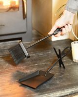 Scale Shot of Contemporary Brush and Pan Set with Stand Scale Shot of Contemporary Brush and Pan Set with Stand