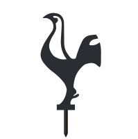 Black Contemporary Cockerel Garden Silhouette Black Contemporary Cockerel Garden Silhouette