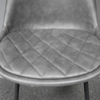 Close-up of the Quilted Leather Base of the Seat