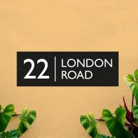 Rectangle House Name Sign Rectangle House Name Sign