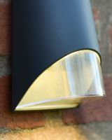 Hedsor contemporary light fitting Close up Turned on