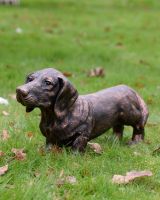 "Rolo" the Sausage Dog Cast Aluminium Garden Sculpture - Copper main image