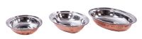 Oval Copper and Steel Dishes