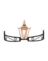 Hexagonal Bow Bracket Light in Copper