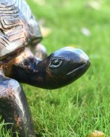 Copper and bronze aluminium tortoise garden sculpture face Copper and bronze aluminium tortoise garden sculpture face