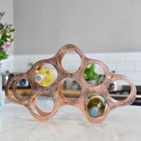Copper "Cloud" Wine Rack
