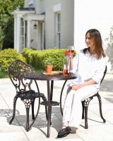 Copper Finish Two Seater Bistro Set