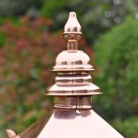 Close-up of the Finial on the Top of the Polished Copper Harrogate Lantern