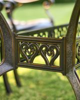 Heart Design Pattern on the Bottom of the Table
