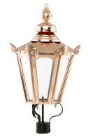 Medium Copper Hexagonal Lantern Medium Copper Hexagonal Lantern