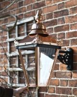 Scale Shot Copper Wall Lantern 