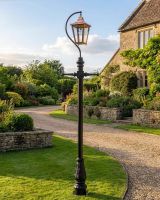Copper Lincoln Swan Neck & Lamp Post - 2 digital illustration Copper Lincoln Swan Neck & Lamp Post - 2 digital illustration