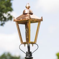 Copper Victorian Lamp Post Top