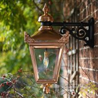 Copper Victorian Top Fix Wall Light