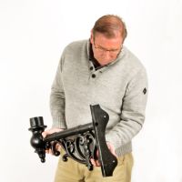 Ornate Corner Bracket Finished in Black Ornate Corner Bracket Finished in Black