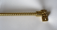 Polished Brass Single Thread Screw Jack