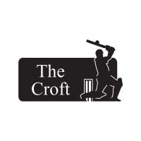 Cricket Player Iron House Name Sign Finished in Black