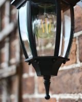 Close up of Clear Glass Panels on Lantern Close up of Clear Glass Panels on Lantern