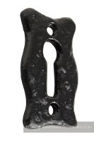 Curved Rectangular Iron Escutcheon Curved Rectangular Iron Escutcheon