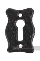Curved Rectangular Iron Escutcheon Curved Rectangular Iron Escutcheon