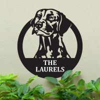 Personalised Dalmatian House Name Sign 