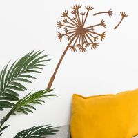 Dandelion Wall Art in Situ on a Rustic in the Home Dandelion Wall Art in Situ on a Rustic in the Home